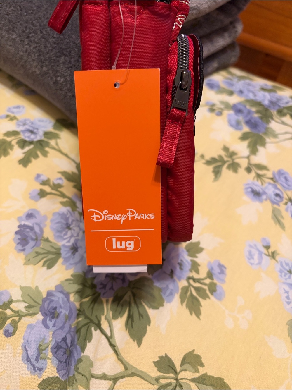 Disney Parks Mickey Mouse Red Holiday Crossbody Bag - Picture 4 of 5